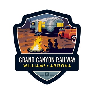 Grand Canyon Railway Trailer Blazer | Emblem Sticker American Made