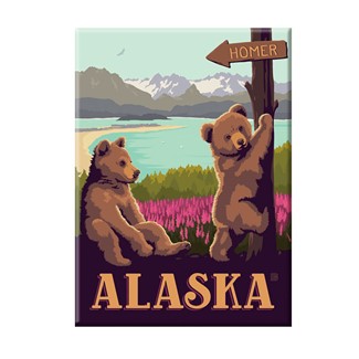 Alaska Homer Magnet| Made in the USA