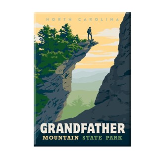 Grandfather Mtn. State Park Magnet | Metal Magnet
