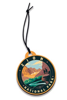 Zion NP 100 Circle Wood Ornament | American Made