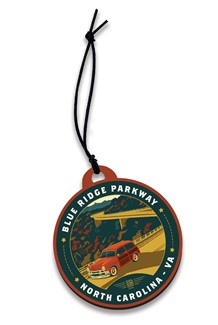 Blue Ridge Parkway Circle Wood Ornament | Ornament