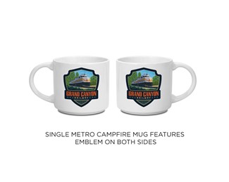 Grand Canyon Railway Diesel Engine Emblem Metro Mug | Tourist Courts