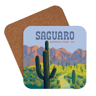 Saguaro NP Cactus Wren Coaster | American Made Coaster