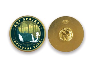 Hot Springs NP Circle Lapel Pin | American Made