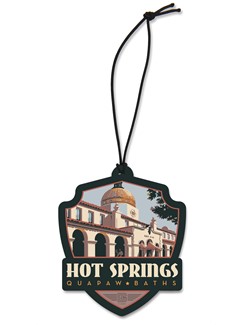 Hot Springs NP Quapaw Baths Emblem Ornament | American Made