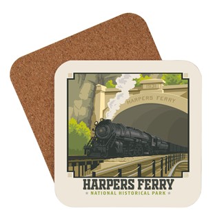 Harpers Ferry Train Coaster | American Made Coaster
