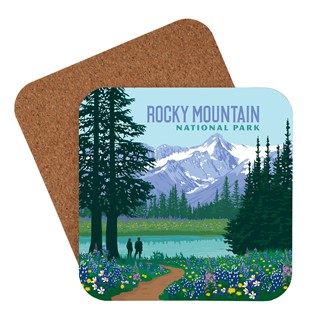 Rocky Mountain NP Wildflowers | American Made Coaster
