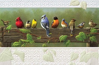 Railbirds (BK) | Blank Greeting Cards