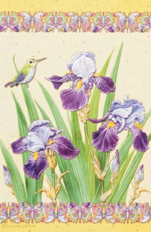 Iris Interlude | Hummingbird inspirational cards
