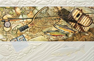 Fishing Gear | Fishing birthday greeting cards