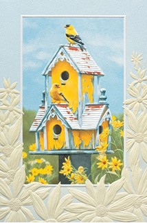 House Hunting | Birthday embossed greeting cards