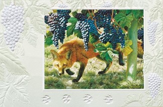Between the Vines | Fox birthday greeting cards