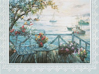 Seaside Porch | Ocean themed friendship note cards