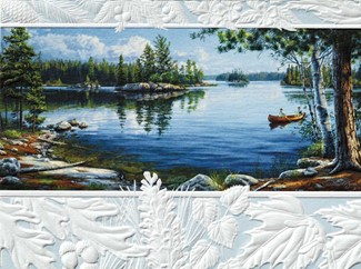 Blue Water Canoe | Inspirational birthday greeting cards