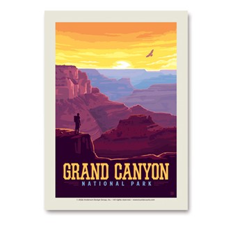 Grand Canyon NP Sunset Splendor | Vertical Sticker