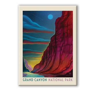Grand Canyon NP Moonrise Magnet | Made in the USA