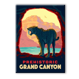 Grand Canyon NP SaberToothed Cat Magnet | Made in the USA
