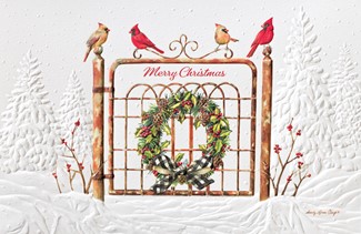 Christmas Gate | Bird themed boxed Christmas cards
