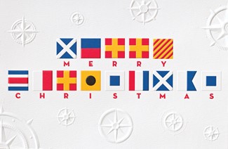 Nautical Christmas | Coastal themed Christmas cards
