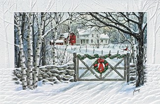 Friendly Farm | Scenic Christmas cards