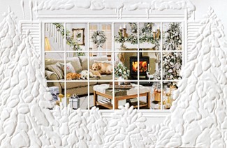 Dreaming of a White Christmas | Scenic Christmas cards