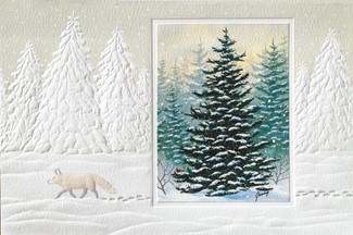 Evergreen Trail | Scenic Christmas cards