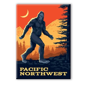PNW Bigfoot Magnet | Made in the USA