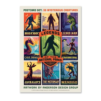 Legends of the NP Postcard Set | Printed in the USA