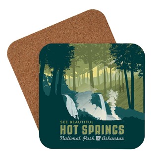 Hot Springs NP Coaster | American Made Coaster