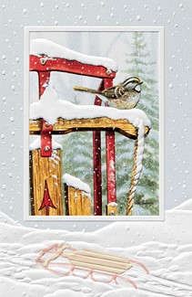 Flexible Flyer | Scenic themed boxed Christmas cards