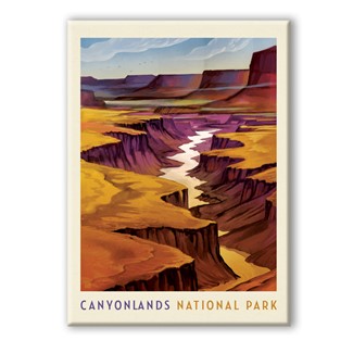 Canyonlands NP River View Magnet | National Park themed magnets