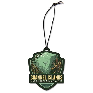 Channel Islands NP Sea Lion Emblem Wood Ornament | American Made