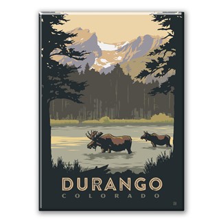 Durango CO Watering Moose Magnet | American Made