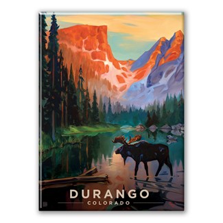Durango CO Scenic Moose Magnet | American Made