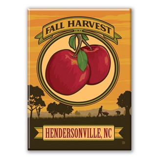 Hendersonville NC Fall Harvest Magnet | American Made