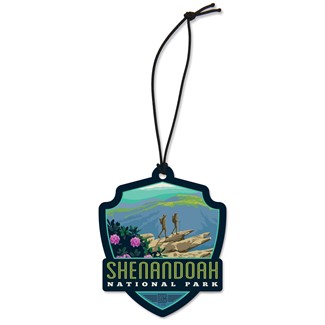Shenandoah NP Hawksbill MT Emblem Wood Ornament | American Made