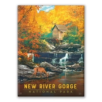 New River Gorge National Park & Preserve Fall Colors Magnet | American Made