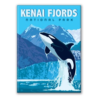 Kenai Fjords Orca Magnet| American Made