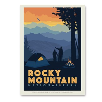 Rocky Mountain NP Back Country Camping| Vertical Sticker