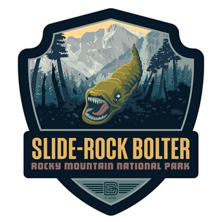 RMNP Slide Rock Bolter Emblem Sticker| Made in the USA