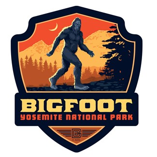 Yosemite NP Bigfoot Emblem Sticker| Made in the USA