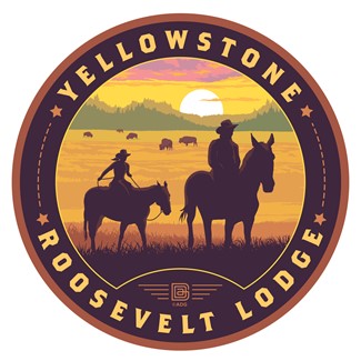Yellowstone Roosevelt Lodge Riders Circle Sticker | American Made