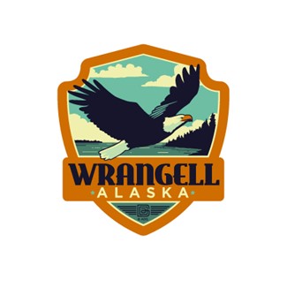 AK Wrangell Eagle | Emblem Sticker