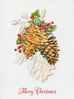 Conifer Christmas II | Scenic themed Christmas cards