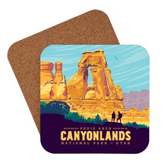 Canyonlands NP Druid Arch Coaster| Made in the USA