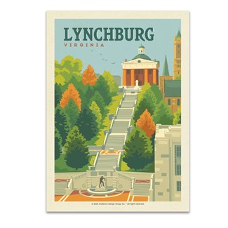Lynchburg Courthouse Hill Postcard | Postcard
