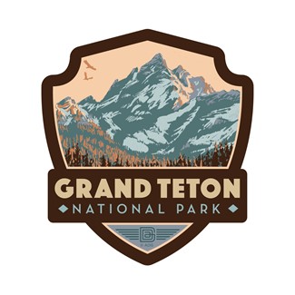 Grand Teton NP Morning Glory Small Emblem Sticker| Made in the USA