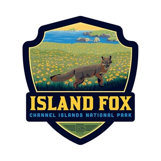 Channel Islands NP Island Fox Emblem Sticker | American Made