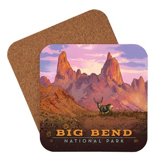 Big Bend Mule Deer Coaster| Made in the USA