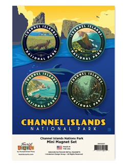 Channel Islands NP Mini Matte Magnet Set | Circle Magnets